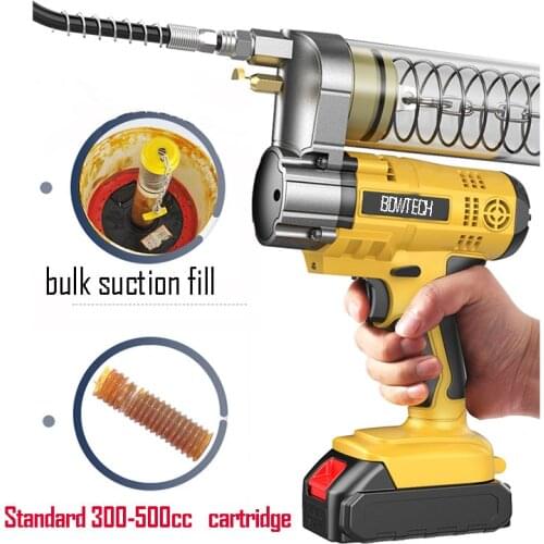 20V Cordless Grease Gun with Battery and Charger Dual Fit for Standar Cartridge and Suckion oil