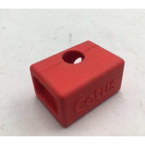 3d printer silicone socks for Cetus 3d printer, Designed and made by Tiertime 3d printer parts red socks