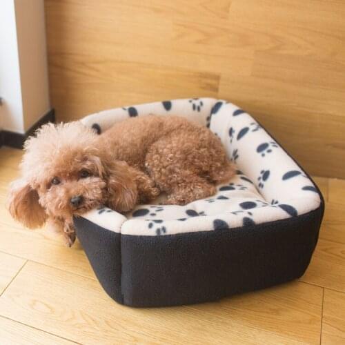 Pet Dog Bed & Sofa High Quality Foldable Kennel Dog Bed Warming Dog House Soft Dot Cat Nest For Small Medium Dogs Pet House