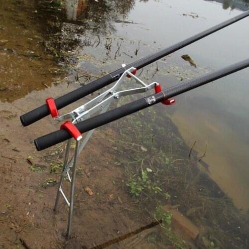 Outdoor Foldable Adjustable Bracket Fishing Rod Stand Holder Sea Fishing Tackle Accessory Tool