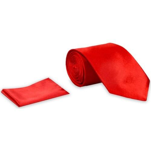 Varetta Wide Cut Red Tie plain mens tie mens accessory red color tie new fashion tie bestselling mens accessory 2020 bestseller mens clothing Party Wedding Tie Set Cravat gift tie strap shiny fabric mens tie