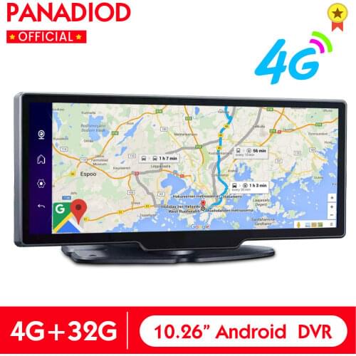 2021 New Version Car DVR With Dashboard Android 8.1 GPS WiFi 1080P FHD 4G Dash Camera Car Review Mirror Dashcam Recorder