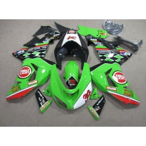 Wotefusi UV Paint Bodywork Fairing Injection Molding For Ninja ZX 10R 2006 2007 (KE)