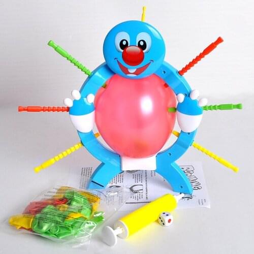 [Funny] balloon Poking Game Don't Blow It crazy Party game booming balloon adults Family Fun toy popular board games