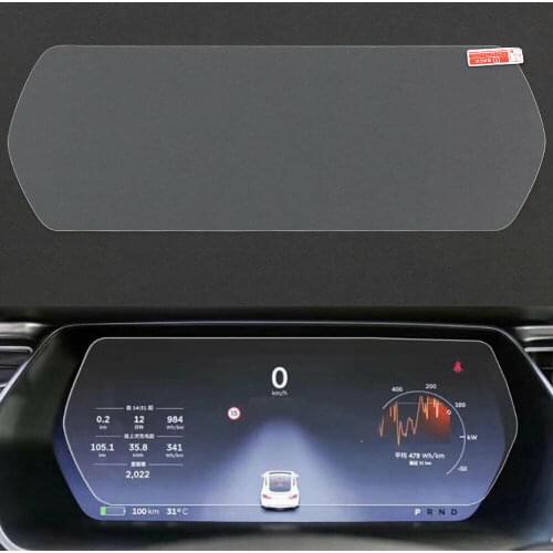 13" Car Dashboard Tempered Glass Flim Screen Protector For Tesla Model X S 2014-2018