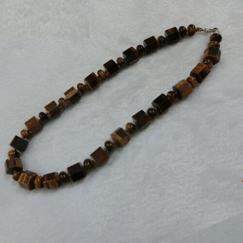 3pcs Natural Tiger Eyes Blood Stone Beads String Necklace Multicolor Multisection Beads String Energy Necklace Free Shipping