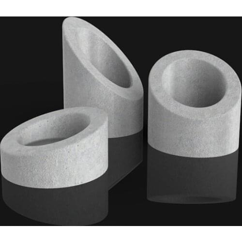 Cement candlestick silicone mold scented candle holder plaster mold candlestick combination decorative silicone mold