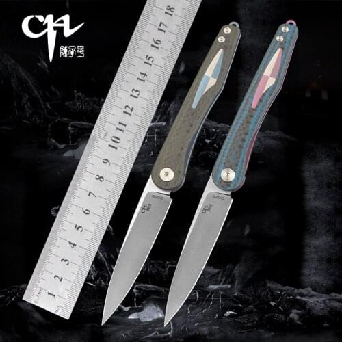CH Knife 3010 154CM Steels With Carbon Fiber G10 And Titanium Alloy On The 2021 Autumn New Outdoor Portable Mini Folding Knife