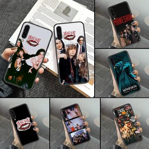 Maneskin band Phone case For Huawei P Mate P10 P20 P30 P40 10 20 Smart Z Pro Lite 2019 black painting Etui luxury shell trend