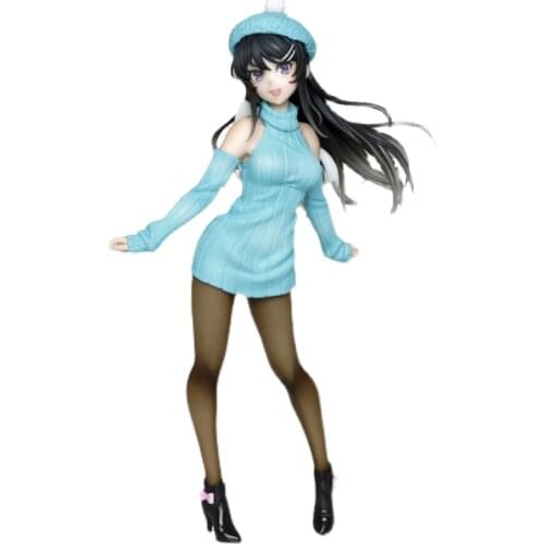 Cuteanime 100% Original Taito Sakurajima Mai Winter Clothes Figure Anime Girl Figure