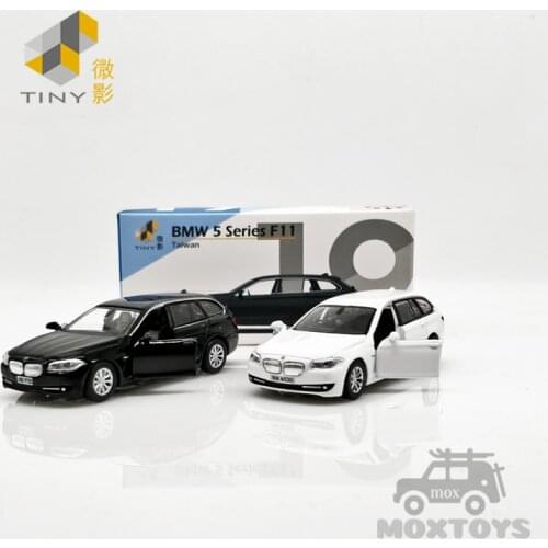 Tiny 1:64 5 series F11 Wagon White/Black Diecast Model Car