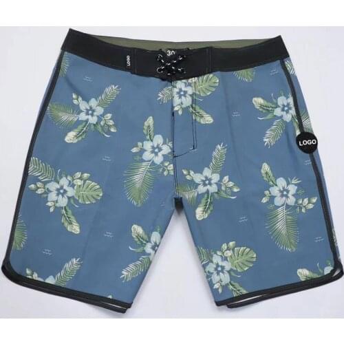 Mens Fashion Printed Phantom Beach Shorts Board Shorts Bermuda Surf Swim Swimwear Elastic Quick Dry Breathable Waterproof Trunks