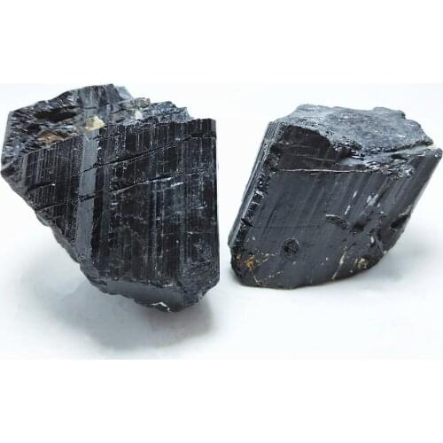 200g Crystal stone rough Natural black tourmaline Quartz Raw Rubellite Healing Crystal For home decoratin