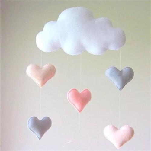 Non-woven Clouds Raindrops Childrens Room Decorations Birthday Party Supplies Baby Shower Party Decortion