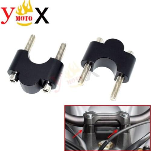 7/8" 22mm Motorycle Drag Bar Riser Spacer Handlebar Clamp Adaptor 3CM For Triumph Scrambler / EFI Bonneville SE SPEED FOUR