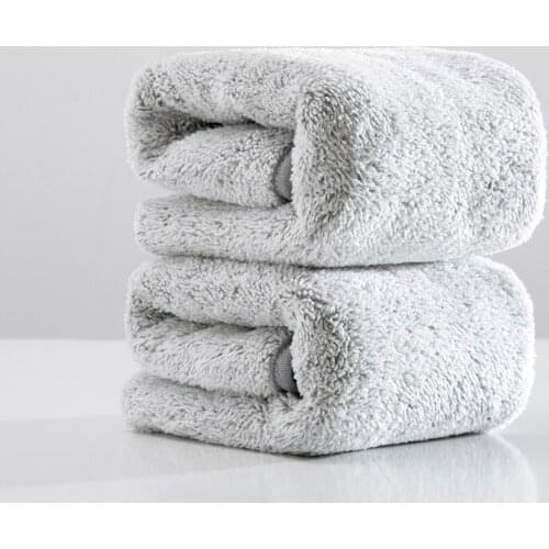 SINSNAN Soft Carbon Fiber Thick Towel For Adult Superabsorbent Microfiber Dry Hair Towel For Women Bath/Face/Sport/Gym Towels