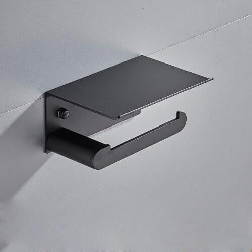 Factory Direct Toilet Paper Holder Sanitary Paper Roll Holder Paper Phone Bathroom Multi-function Shelves