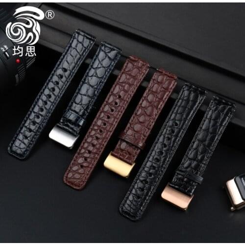 Crocodile Leather Wristband for Huawei B5 B6 B3 watchband Business Edition Sports Edition belt intelligent watch chain 16 18mm