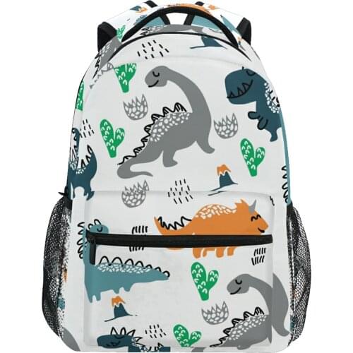 2021 Boy Girl School Backpack Dinosaur Printing School Bag Children Backpack Cartoon Animal Student Bag For Kids Book Backpack