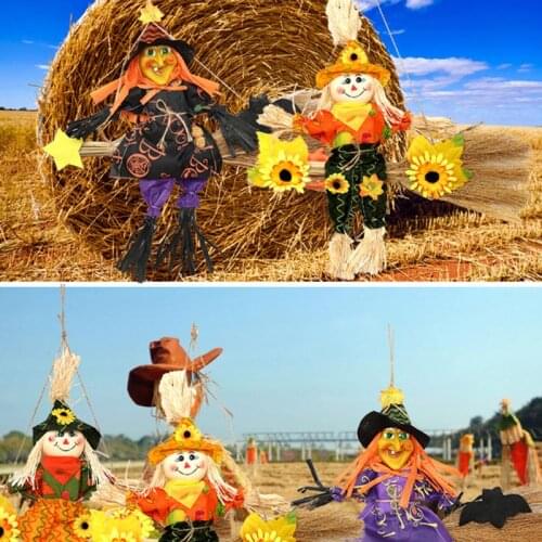 Halloween Decoration Hanging Horror Witch Doll Pendant Ornaments for Party Garden Holiday Lawn Patio High Quality and Brand New