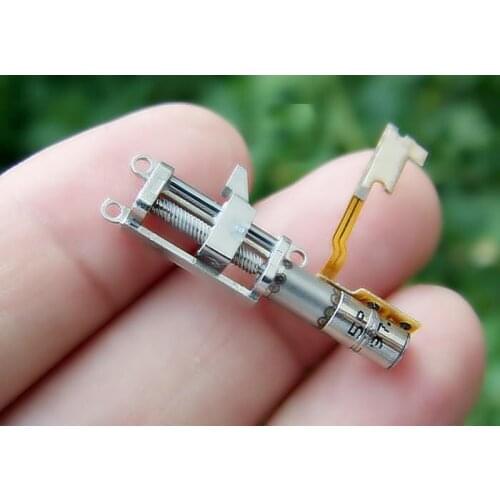 Precision lifting linear micro motor, mobile phone lens push-pull motor, SANKYO miniature 4mm gear stepper motor