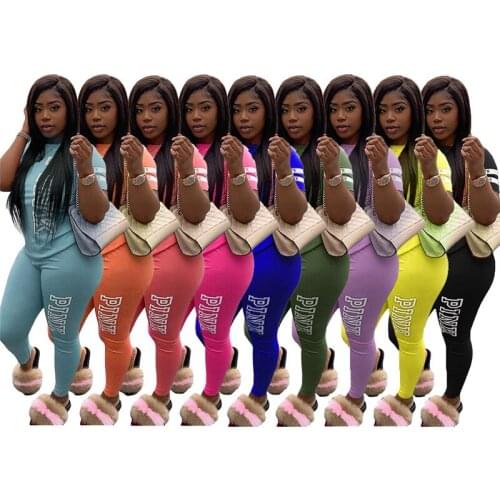 Pink Bodysuit Women Rompers Womens Jumpsuit One Piece Outfit Sexy Fashion Slim Stretch Winter Clothes Wholesale Dropshipping