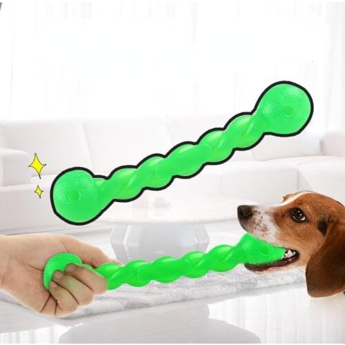 Pet Dog Toy Rubber Chew Toy Molar Sticks Puppy Interactive Bite Resistant Training Teeth Cleaning Toys Dog Supplies Pet Product