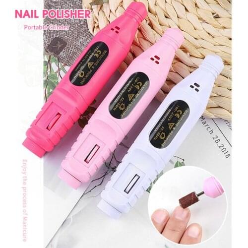 1SET Professional USB Charging Manicure Machine Pedicure Electric Nail Drill Machine Manicure Machine Pedicure Drill Set
