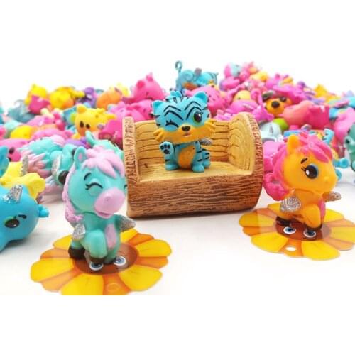 15pcs Pet Shop Toys Small Mini Animals Old Figures Model Collection Landscape F3ME
