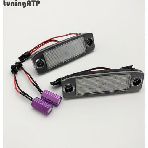 18-SMD LED License Plate Light Lamps for Hyundai Sonata YF / i40 CW Estate Wagon Tourer