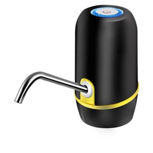 Charging Electric Pumping Water Bottle Water Bracket Pure Water Pressure Water Faucet Black