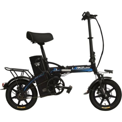 Electric Bike 48v Two Wheels Electric Bicycle Adult Folding EBike 240W 10Ah/18Ah/23.4Ah Portable Foldable Electric Scooter