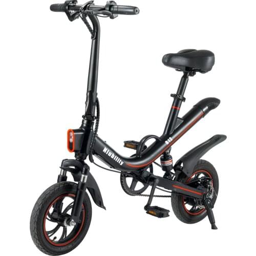 In Stock Poland Warehouse 12 Inch Foldable Electric Bicycle 36V 7.8Ah Battery 350w Motor Off Road Fat Tyre Moped Electric Bike
