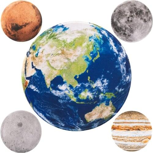 4mm waterproof The Earth Mars Jupiter Moon Circle Round Lockrand Gaming Working Personalized Mouse Mice Pad Mat 22 25 30cm