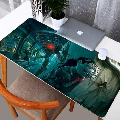 Bioshock 2mm Thickness Mice Mat Gaming Mouse Pad Hd Design Large Durable Washable Rubber Mousepad Home Carpet Mouse Mat