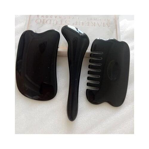 Meridian acupuncture stick Gua Sha massage board tendon female face eye special beeswax scraping body meridian facial beauty