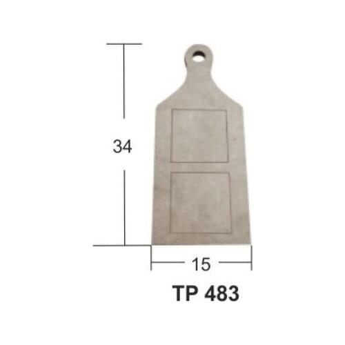 Can be dyed Cut Board Tiled paintable decorative objects декоративные предметы под роспись