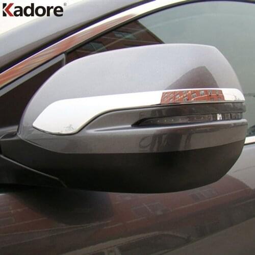 Rearview Mirror Cover Trim For Honda CRV C-RV 2012-2019 ABS Chrome Door Rear View Mirrors Frame Trims Car Styling Accessories