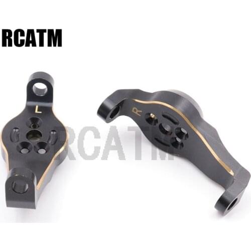 1 Pair Front Axle Brass Steering Seat C for 1/10 RC Crawler Car Traxxas TRX4 G500 TRX6 G63 Bronco