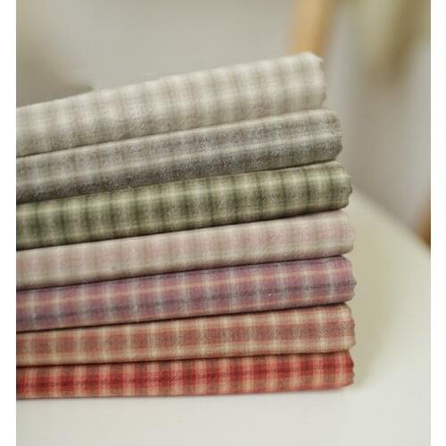 DIY Japan Little Cloth Group Yarn-dyed fabric,for Sewing Handmade Patchwork Quilting , Stripe Dot Random