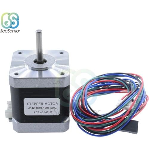 42mm Nema17 Stepper Motor JK42HS48-1684 Nema 17 Motor 2A 4-lead for 3D Printer