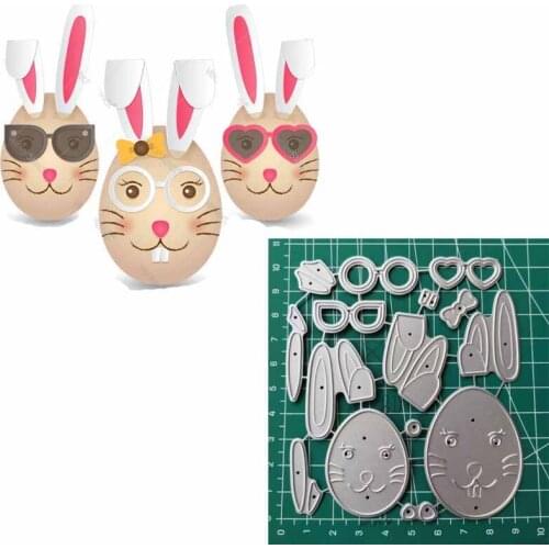 3pcs eatser egg Metal Cutting Dies Stencils For Scrapbooking Photo Album Decoration Embossing Paper Card Craft