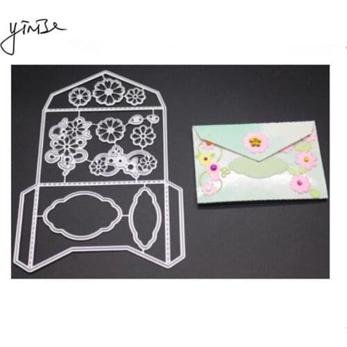 VCD124 Envelope Cut SCRAPBOOK Metal Cutting Dies For Scrapbooking Stencils DIY Album Cards Decoration Embossing Folder Die Cuts