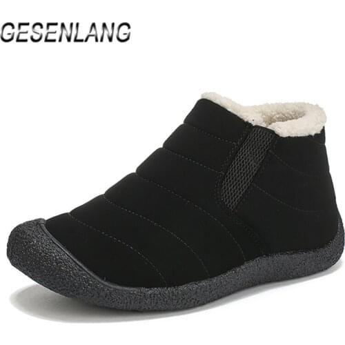 Winter Womens Walking Shoes Casual Ladies Barefoot Sneakers Plus Fur Comfortable Warm Wear Resistant Nonslip Outdoor Snow Boots