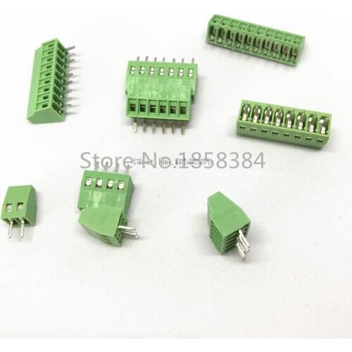1pcs KF128 2.54mm PCB Screw Terminal Block KF128-2.54 2P 3P 4P 5P 6P 7P 8P 9P 10P Splice Terminal KF120-2.54 DG308-2.54mm