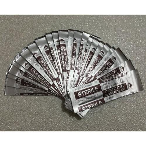 100 Pcs Scalpel Blades 23# For Dental medical Stainless Steel Surgical Blade