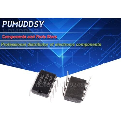 5pieces PCF8583P PCF8583 DIP-8 Clock timing real-time chip IC authentic