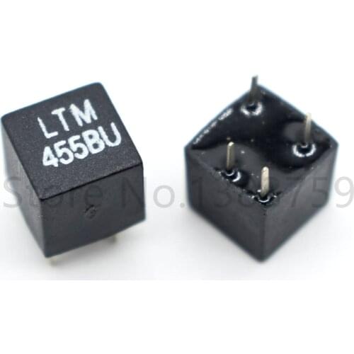 5pcs Walkie-talkie filter LTM455BU ceramic 2+2 455KHZ 4P 455BU in-line
