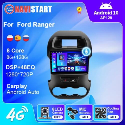 Car Radio for Ford Ranger 2011-2014 GPS Navigation Multimedia Video Player Car Stereo Carplay Apple Play Touchscreen Autoradio