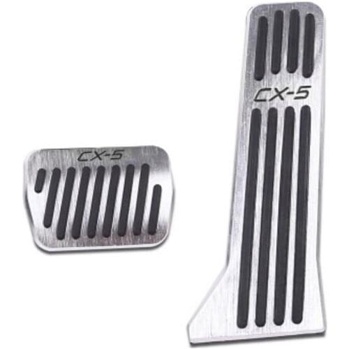 Car styling stainless steel Accelerator brake footrest pedal For MAZDA CX-5 CX5 2nd Generation 2015 -2018